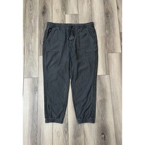 ATHLETA WOMEN'S CYPRESS GREEN ELASTIC WAIST FARALLON JOGGER PANTS Sz 14